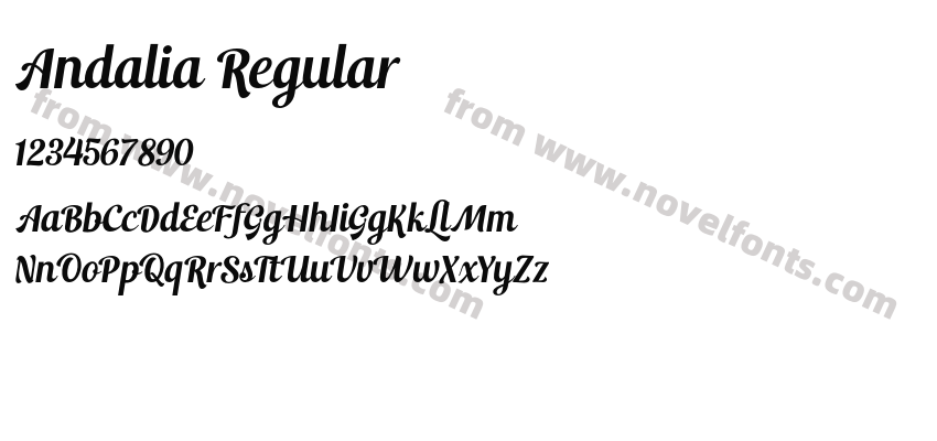 Andalia RegularPreview
