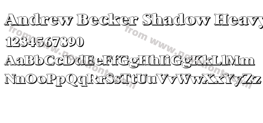 Andrew Becker Shadow Heavy RegularPreview