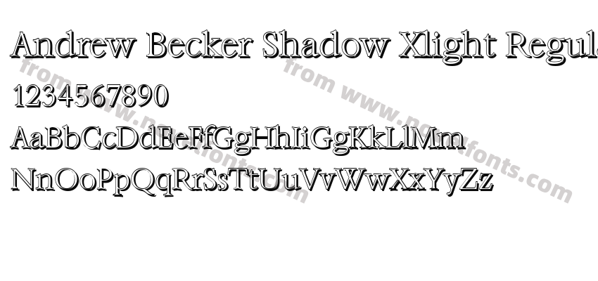 Andrew Becker Shadow Xlight RegularPreview