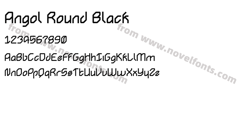 Angol Round BlackPreview