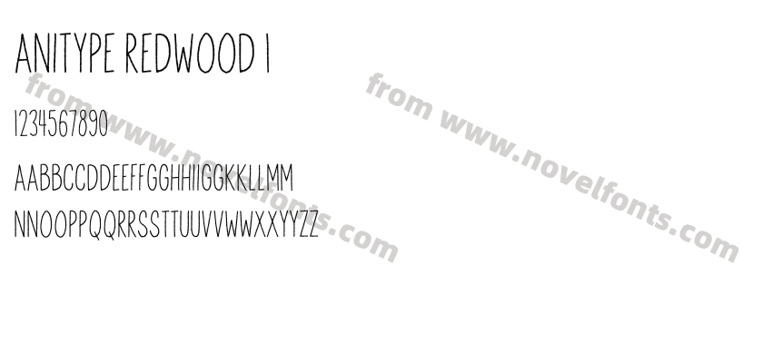 Anitype Redwood 1Preview