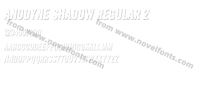 Anodyne Shadow Regular 2Preview