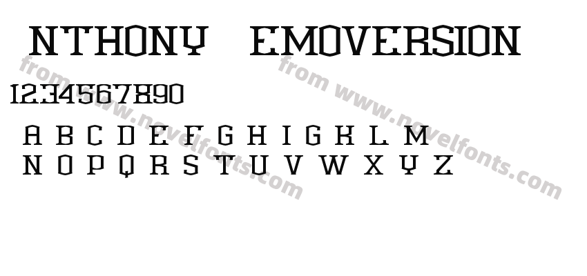 Anthony DemoversionPreview