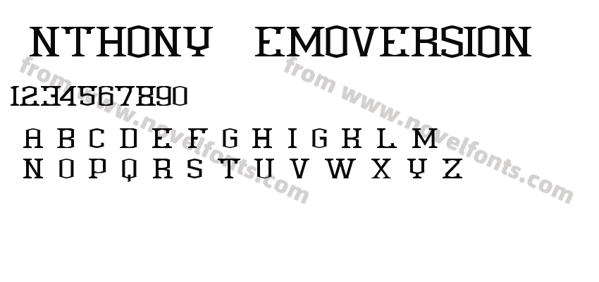 Anthony DemoversionPreview