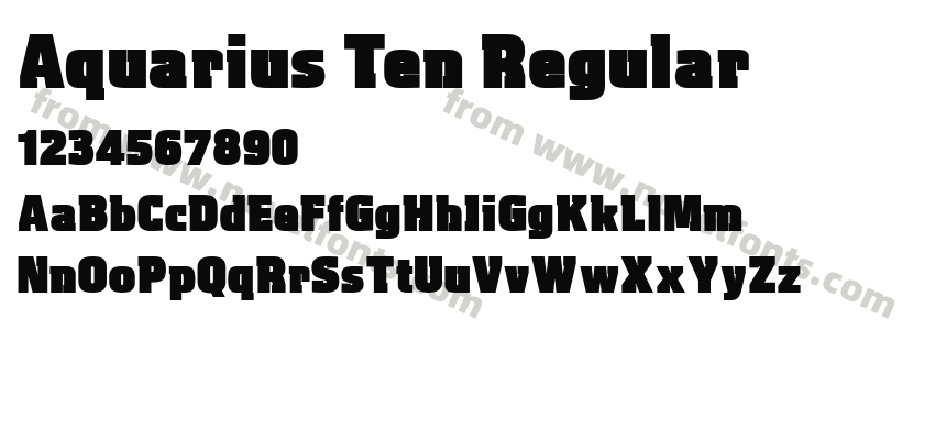 Aquarius Ten RegularPreview