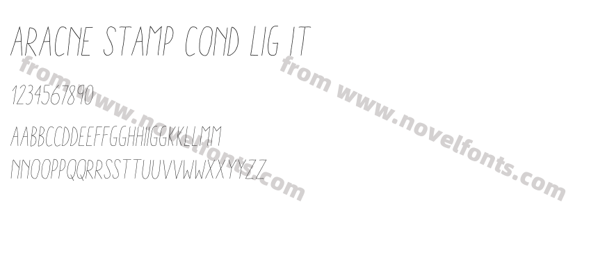 Aracne Stamp Cond Lig ItPreview