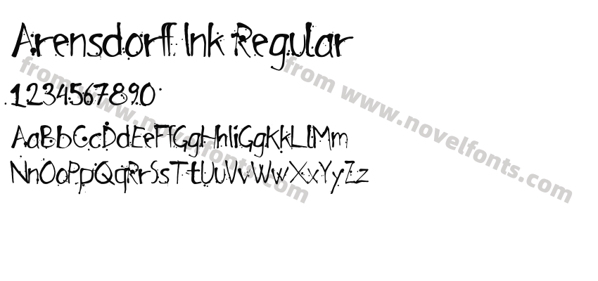 Arensdorff Ink RegularPreview