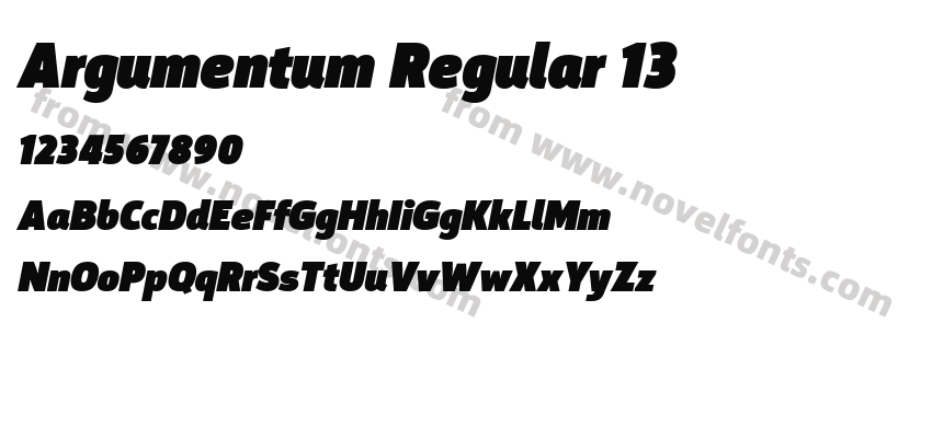 Argumentum Regular 13Preview