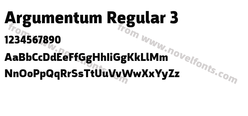 Argumentum Regular 3Preview