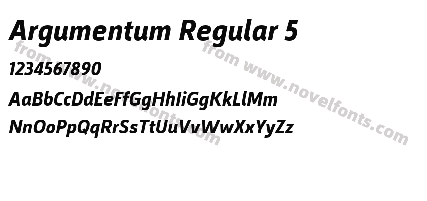 Argumentum Regular 5Preview