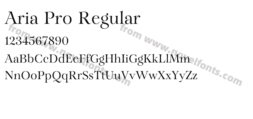 Aria Pro RegularPreview