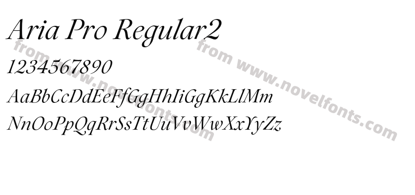 Aria Pro Regular2Preview