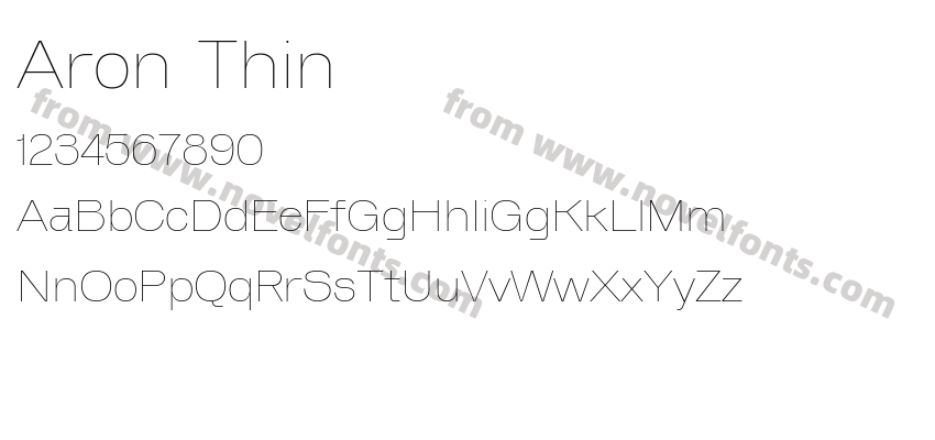 Aron ThinPreview