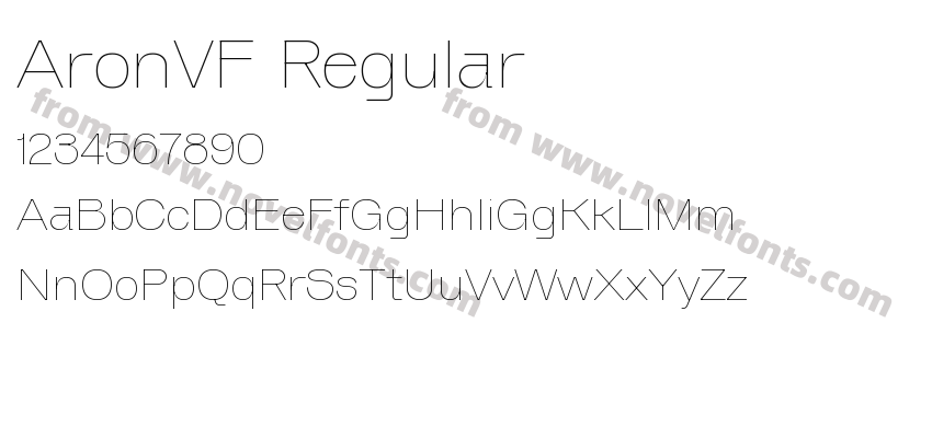 AronVF RegularPreview