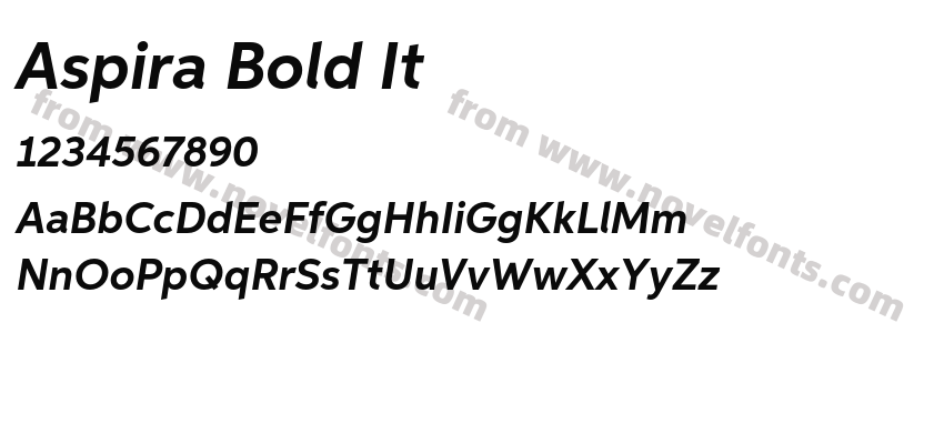 Aspira Bold ItPreview