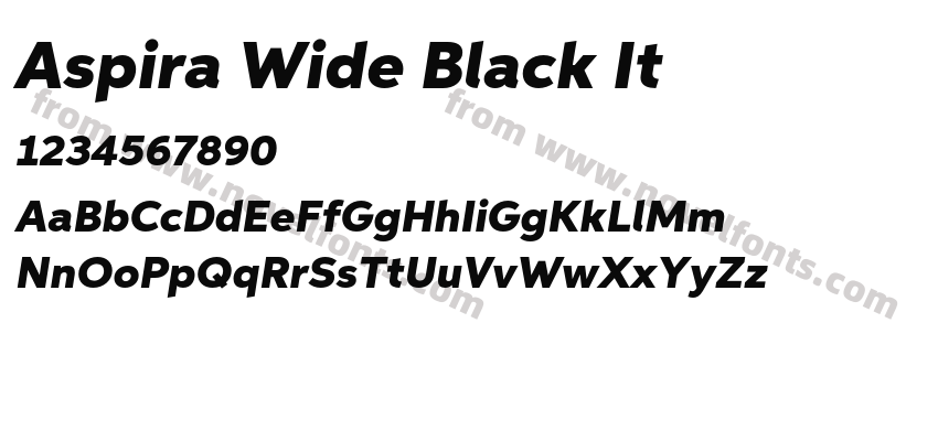 Aspira Wide Black ItPreview