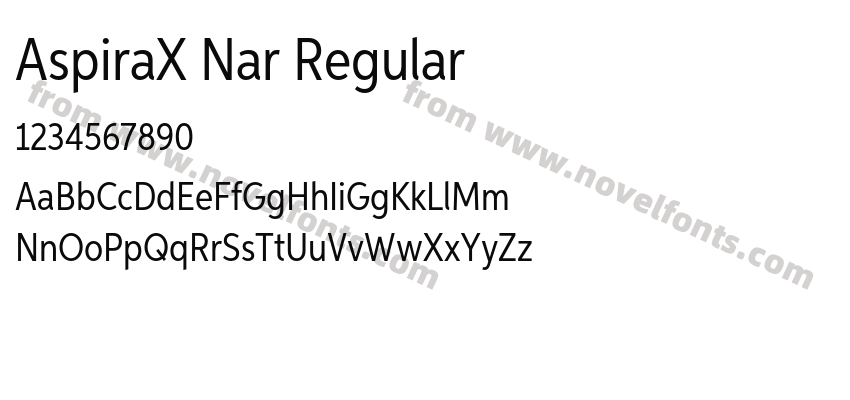 AspiraX Nar RegularPreview