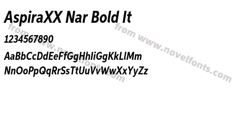 AspiraXX Nar Bold ItPreview