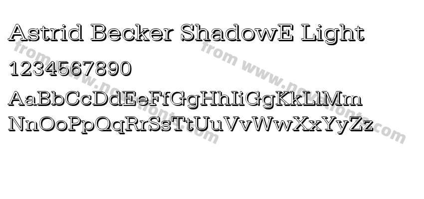Astrid Becker ShadowE LightPreview