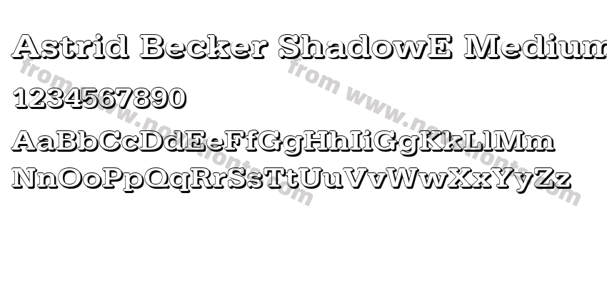 Astrid Becker ShadowE MediumPreview