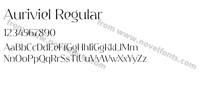 Auriviel RegularPreview