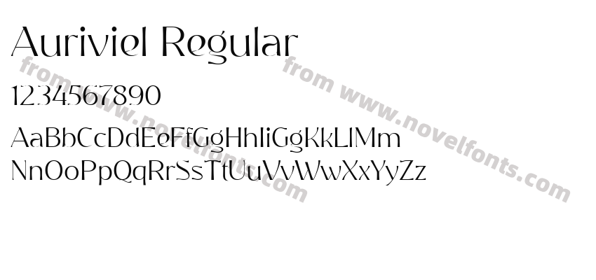 Auriviel RegularPreview