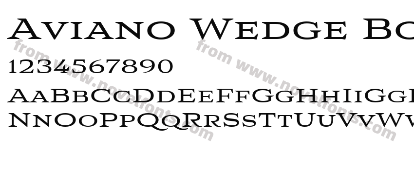 Aviano Wedge BoPreview