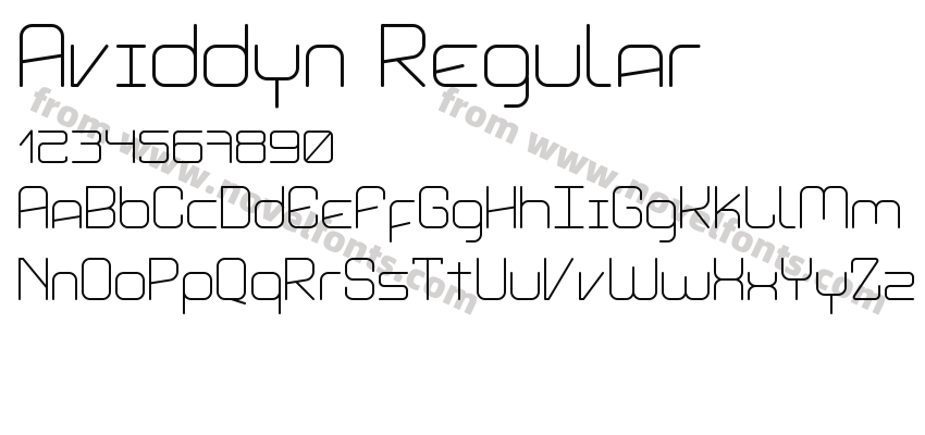 Aviddyn RegularPreview