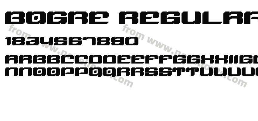 BOGRE RegularPreview