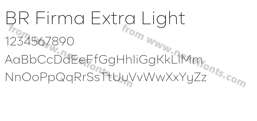 BR Firma Extra LightPreview