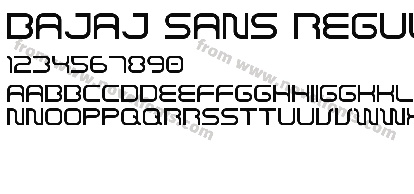Bajaj Sans RegularPreview