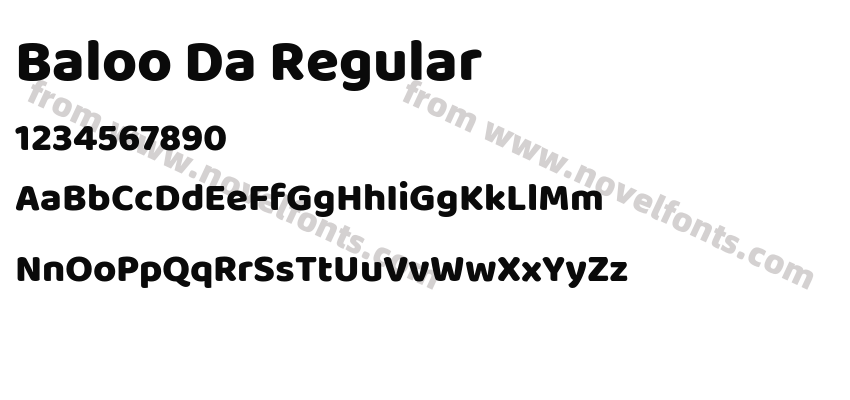 Baloo Da RegularPreview