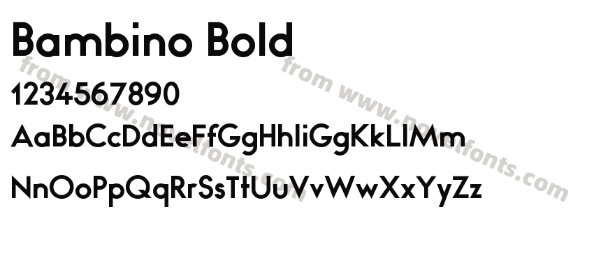 Bambino BoldPreview