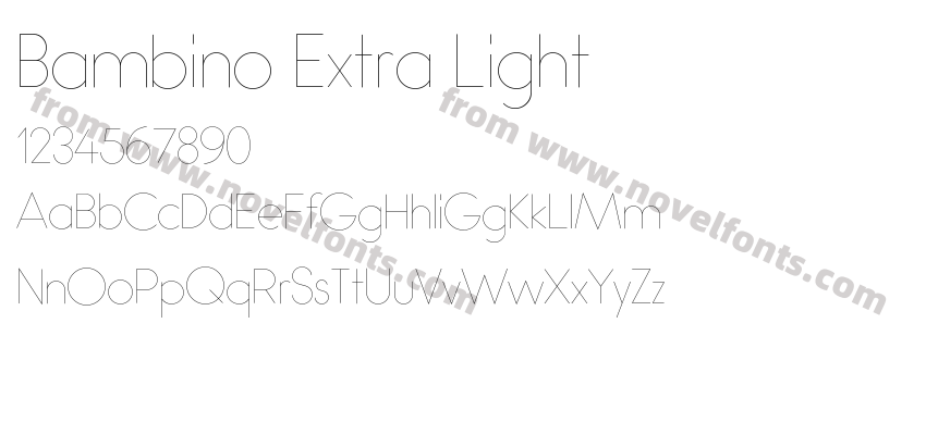 Bambino Extra LightPreview