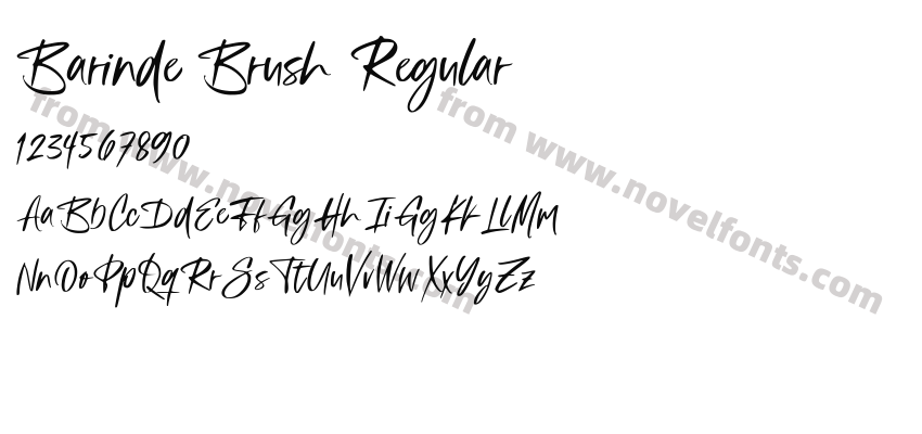 Barinde Brush RegularPreview
