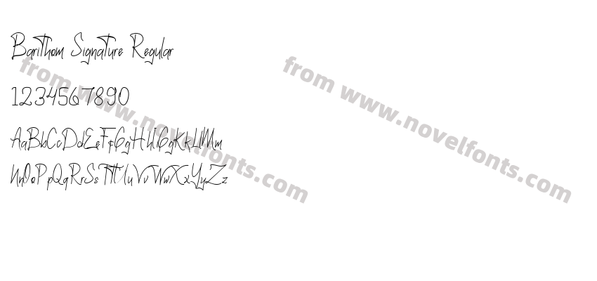 Barithom Signature RegularPreview