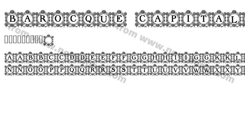 Barocque CapitalsPreview