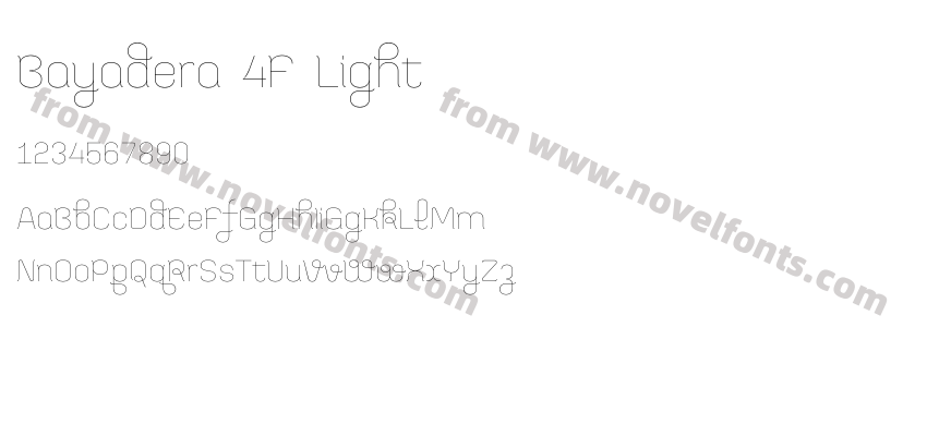Bayadera 4F LightPreview