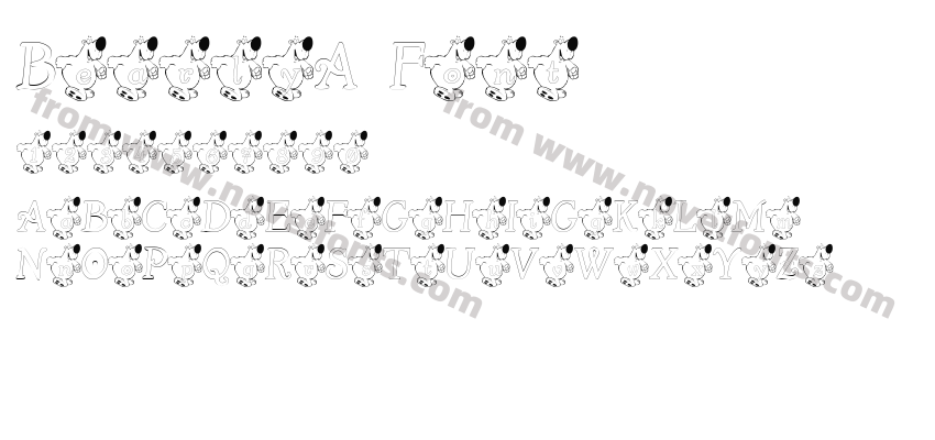 BearlyA FontPreview