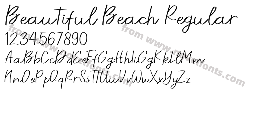 Beautiful Beach RegularPreview
