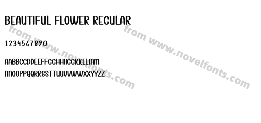 Beautiful Flower RegularPreview