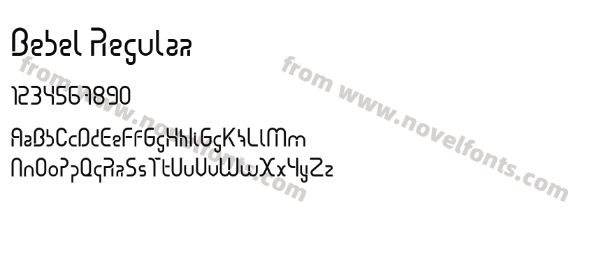 Bebel RegularPreview