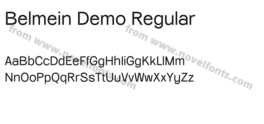Belmein Demo RegularPreview
