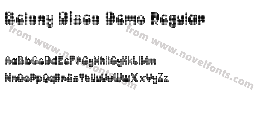 Belony Disco Demo RegularPreview