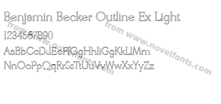 Benjamin Becker Outline Ex LightPreview