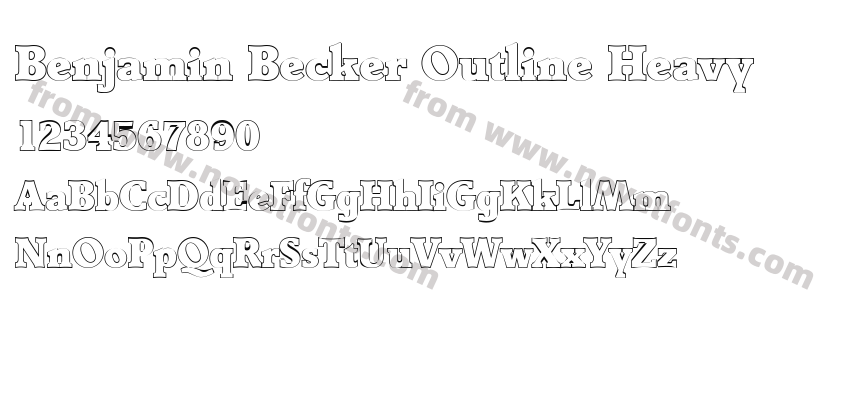 Benjamin Becker Outline HeavyPreview