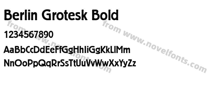 Berlin Grotesk BoldPreview
