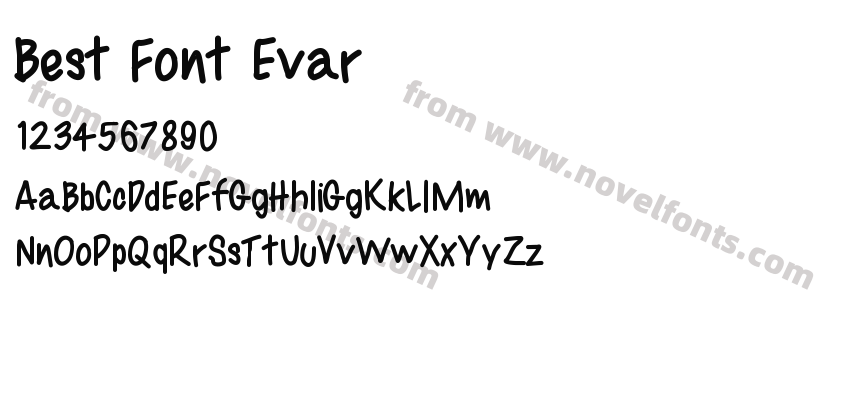 Best Font EvarPreview