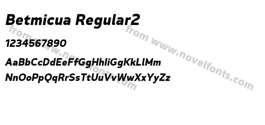 Betmicua Regular2Preview