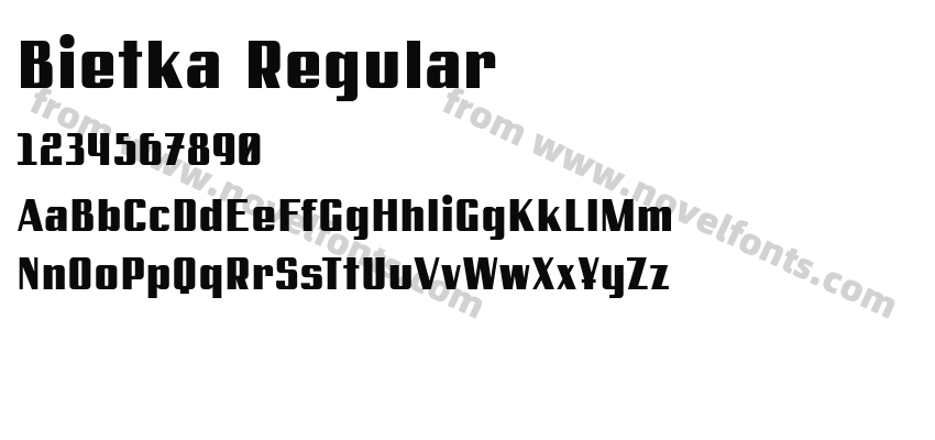 Bietka RegularPreview